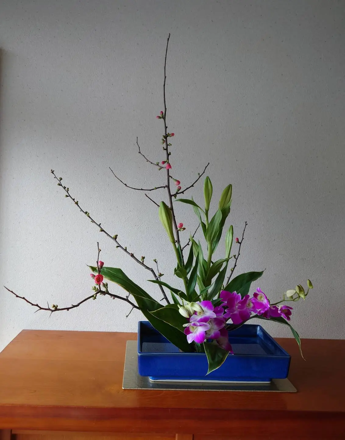 生け花の様子