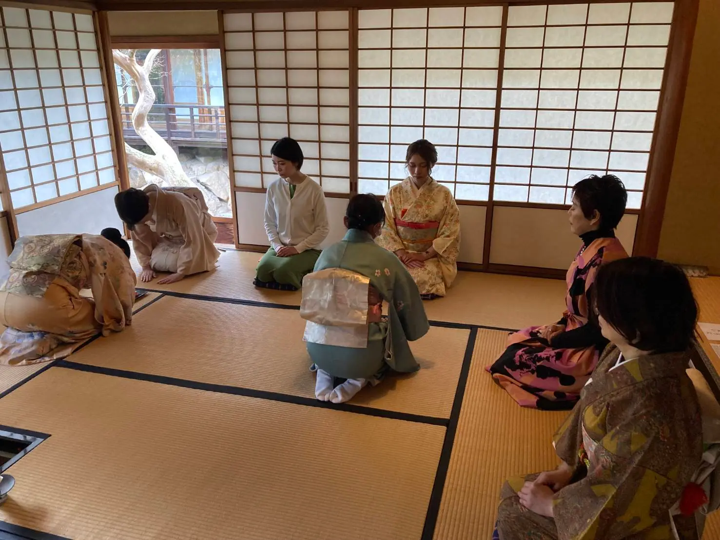 茶道の様子